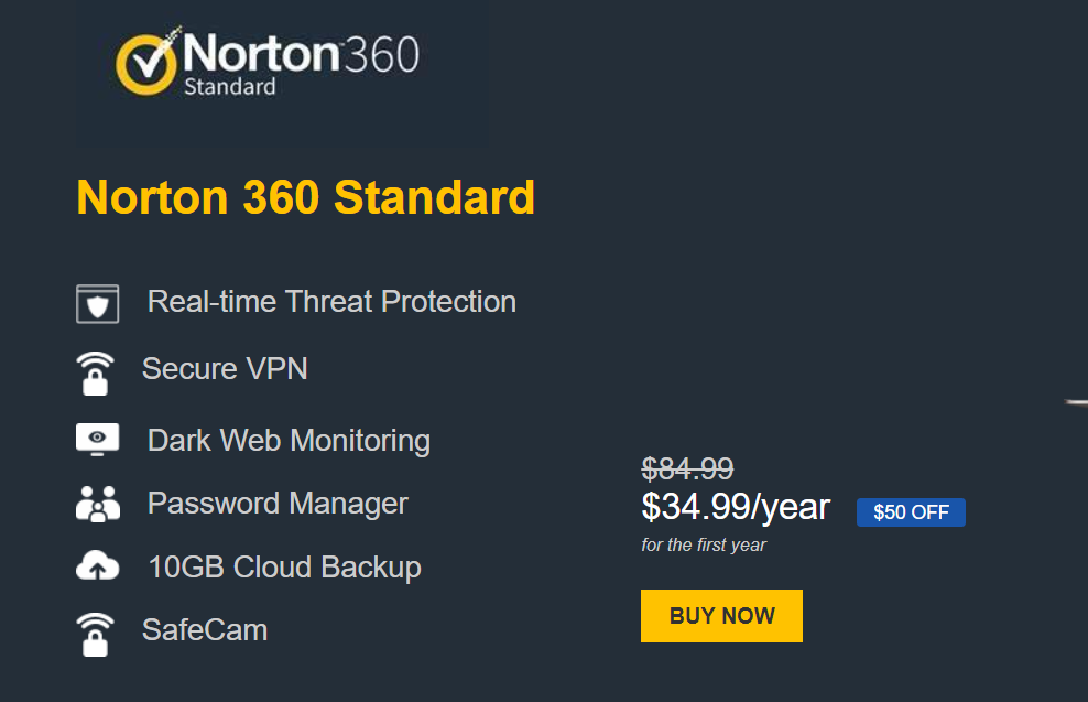 Norton 360 Standard